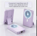 Batterie externe magnétique de 10 000 mAh,